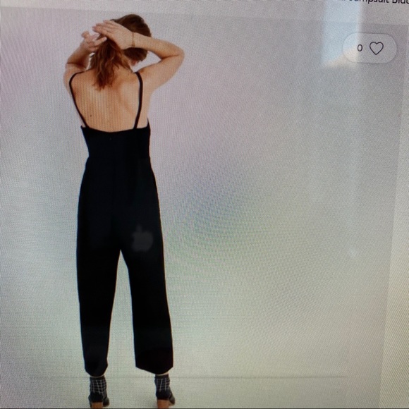Madewell Thisle black Cami Jumpsuit NWT size 00 - Picture 11 of 12